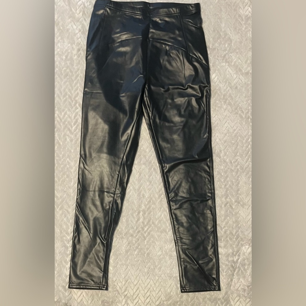 Black Leather Leggings